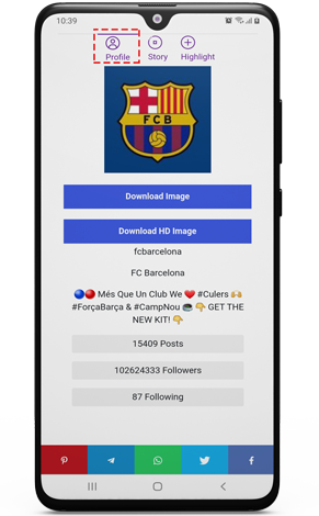 Instagram Profile Picture Downloader & Viewer Full HD